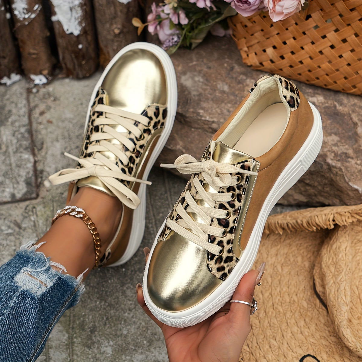 Ayollar uchun kundalik tizzali, pastki qismi ochiq, qora qulay sport poyabzali