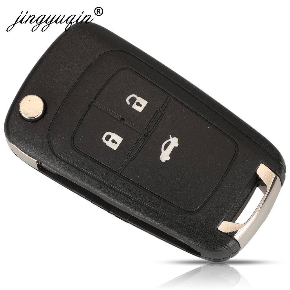 Modified Flip Car Key Shell for Chevrolet Cruze Aveo Without Battery