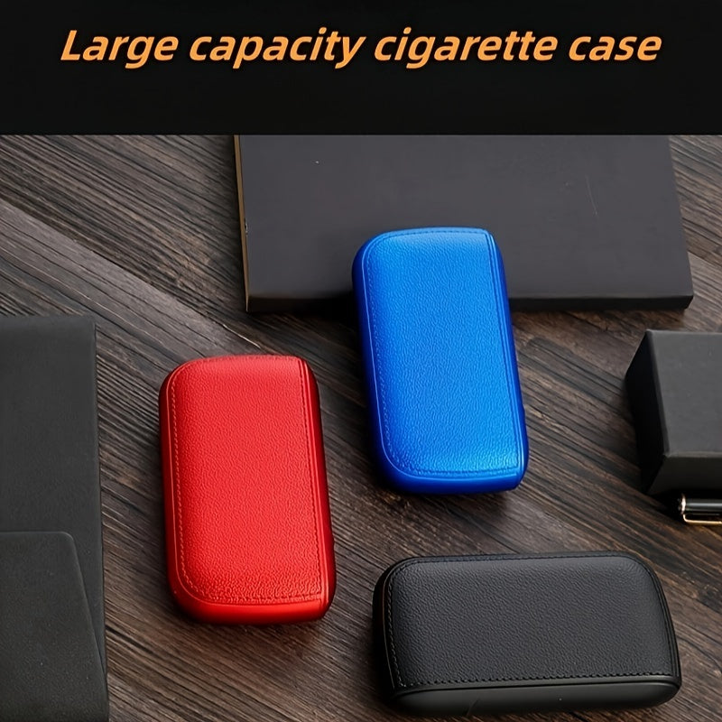 Portable Rectangular Plastic Cigarette Case Waterproof Moisture-Proof Holds 10 for Travel and Gift