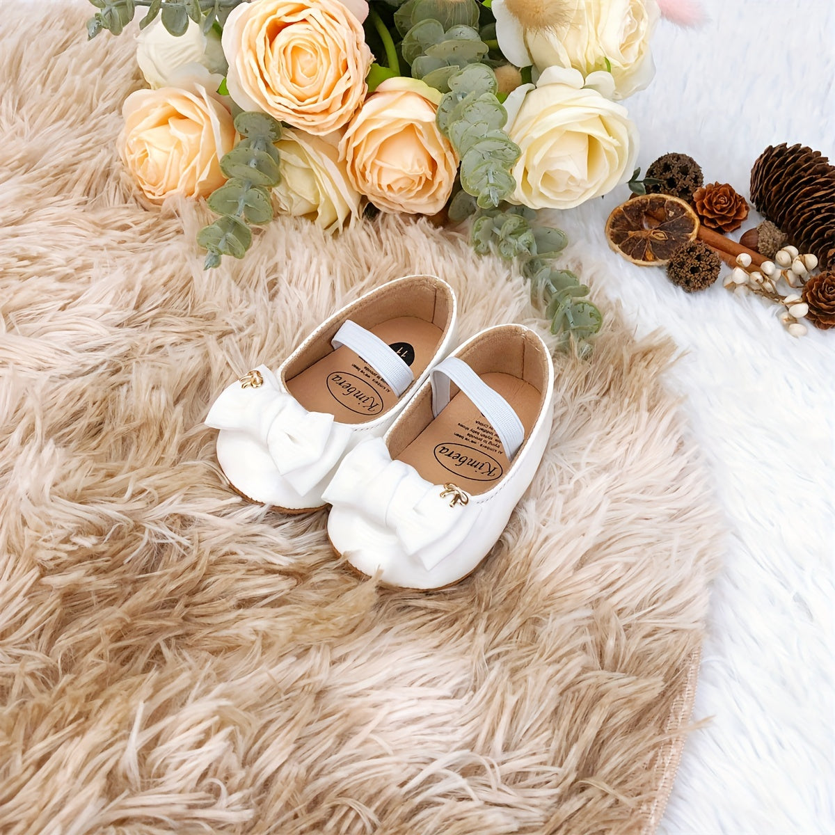 Kichkina qizlar uchun Mary Jane poyabzali, buklamali, yopishqoqsiz taglik, ichki va tashqi partiyalar uchun, bahor va kuz