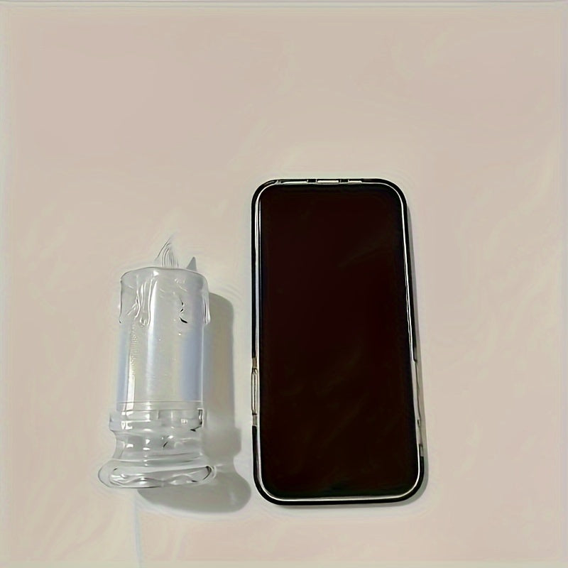 4pcs LED Flameless 3D Column Candles Battery Operated for Festive Decor