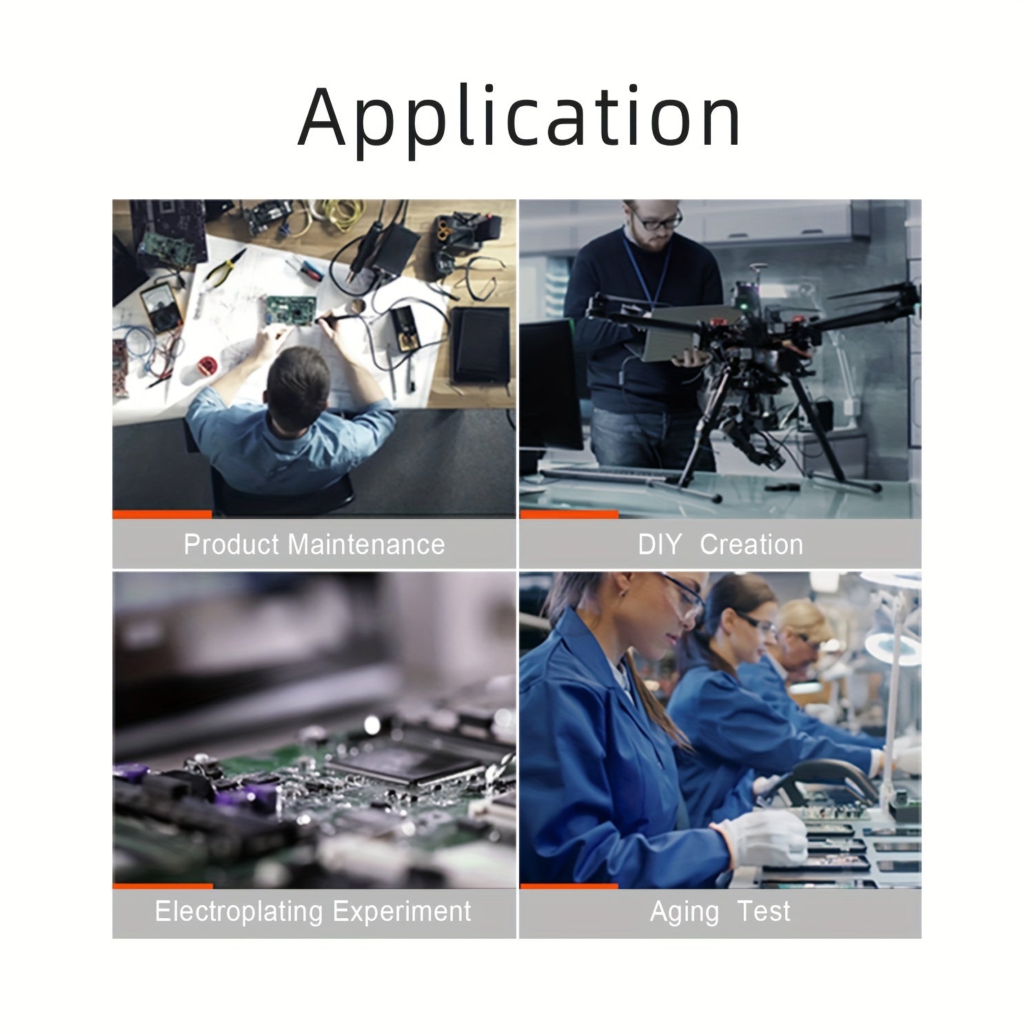 Fuente de alimentación de corriente continua ajustable de 220V 300W 5A con pantalla LED y puerto USB para reparación de electrónica y laboratorio