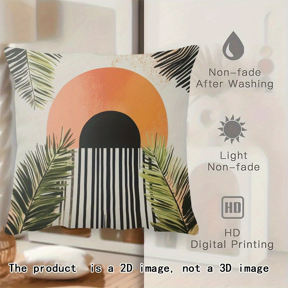 Waterproof Boho Short Plush Throw Pillow Cover 45.72x45.72 cm Sofa Bedroom Decor