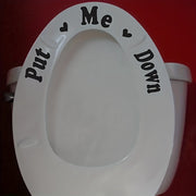 Toilet Decal Sticker for Bathroom Bathroom Decoration Remind Sticker