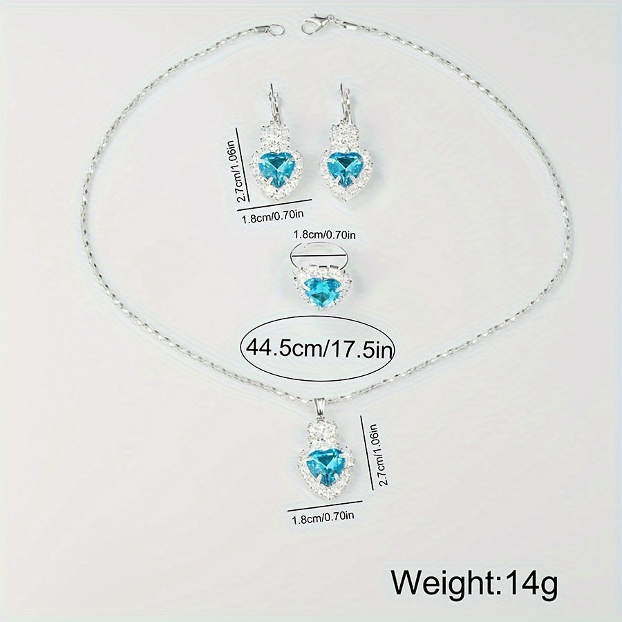 Quartz Ladies Watch and Jewelry Set with Alloy Case and PU Leather Band