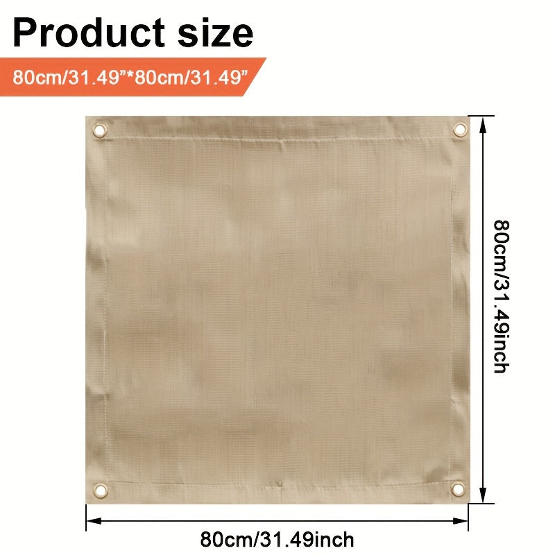 Flame Retardant BBQ Mat Portable Insulated Reusable for Camping and Outdoor Grilling