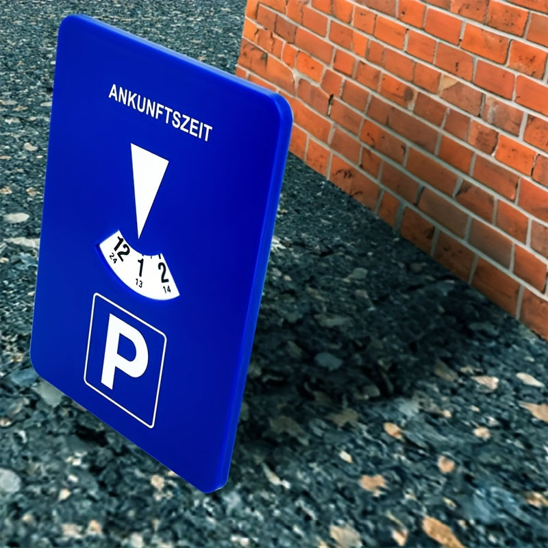 Raqamli to'xtash vaqtini belgilovchi belgi, plastmassa avtomobil soati, karta, ko'p funktsiyali to'xtashga kirish aksessuari