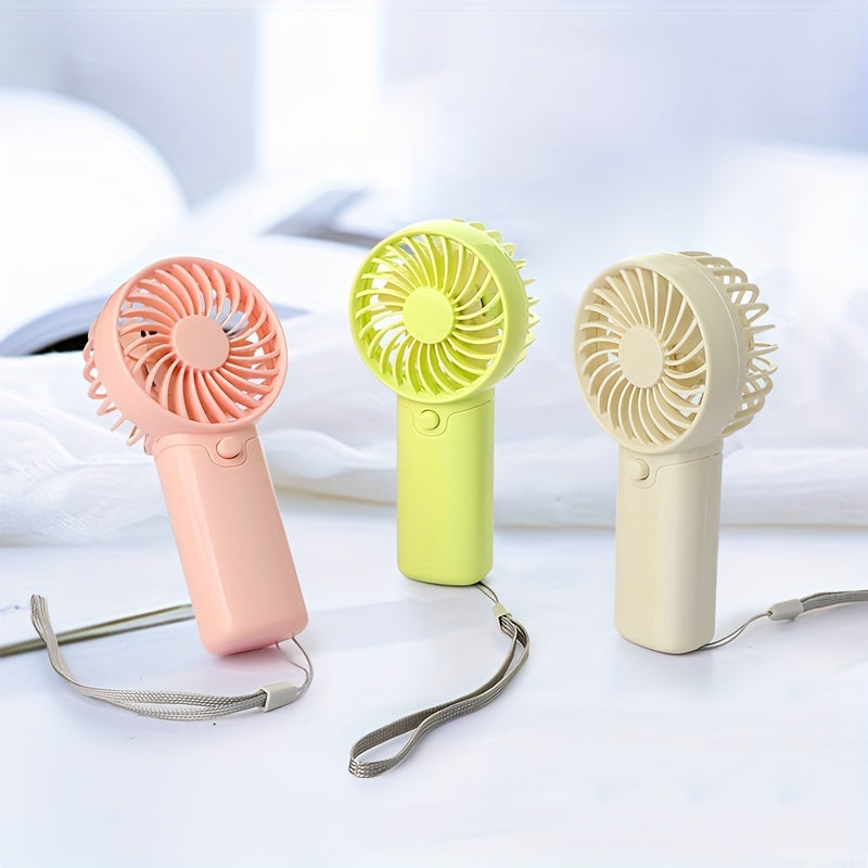 Portable Handheld Fan Battery-Operated Lightweight for Office Travel Outdoor
