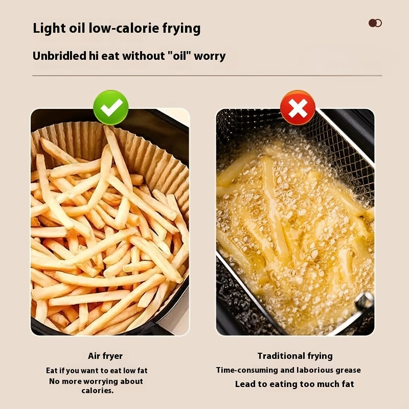 Многофункционочная электрическая аэрогриль с обзорным окном 220-240В черный