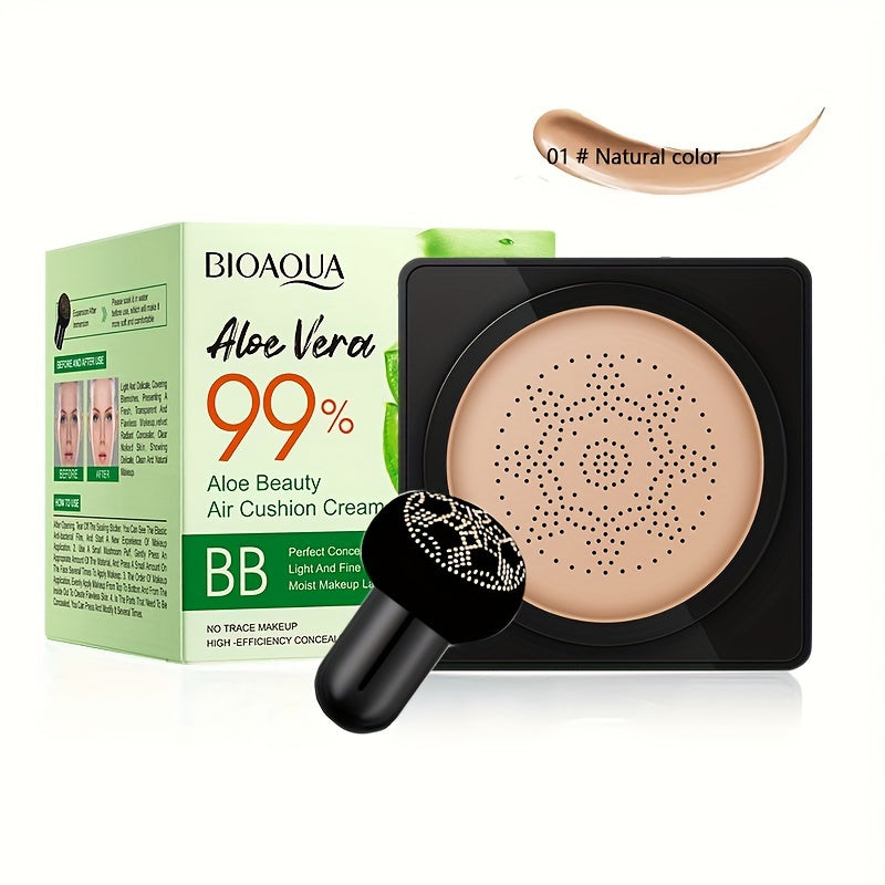 Goʻzallik Yostiq BB Krema Oʻrtacha Qoplam Aloe Vera Tabiiy Yakun Barcha Turi Terilar uchun