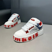 Men's Casual and Outdoor Sneakers with Rubber Sole and Lace-Up Closure