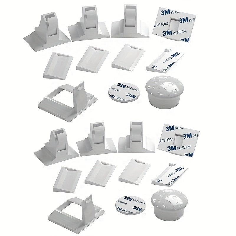 4 ta magnetli bolalar xavfsizlik qulflari shkaflar va chiroqlar uchun