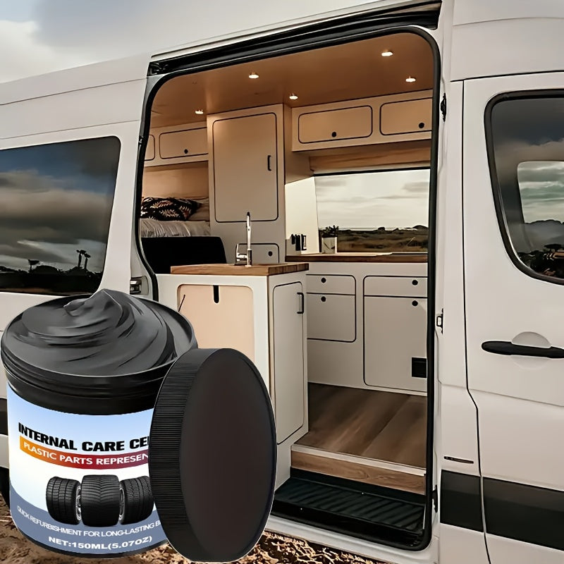 Car Interior Renewal Kit Crystal Plating Wax for Dashboard and Plastic