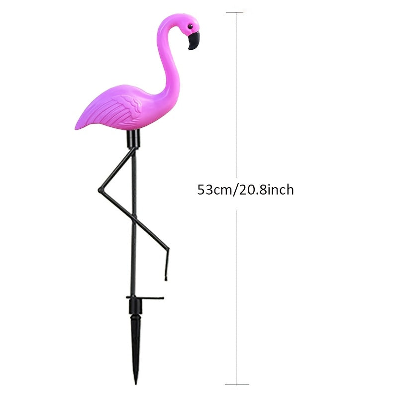 Pink Flamingo Yard Decorations Set with Foot Stakes for Garden Patio Outdoor Parties