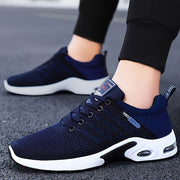 Men's Mesh Knitted Casual Sports Shoes for Outdoor Travel All-Season