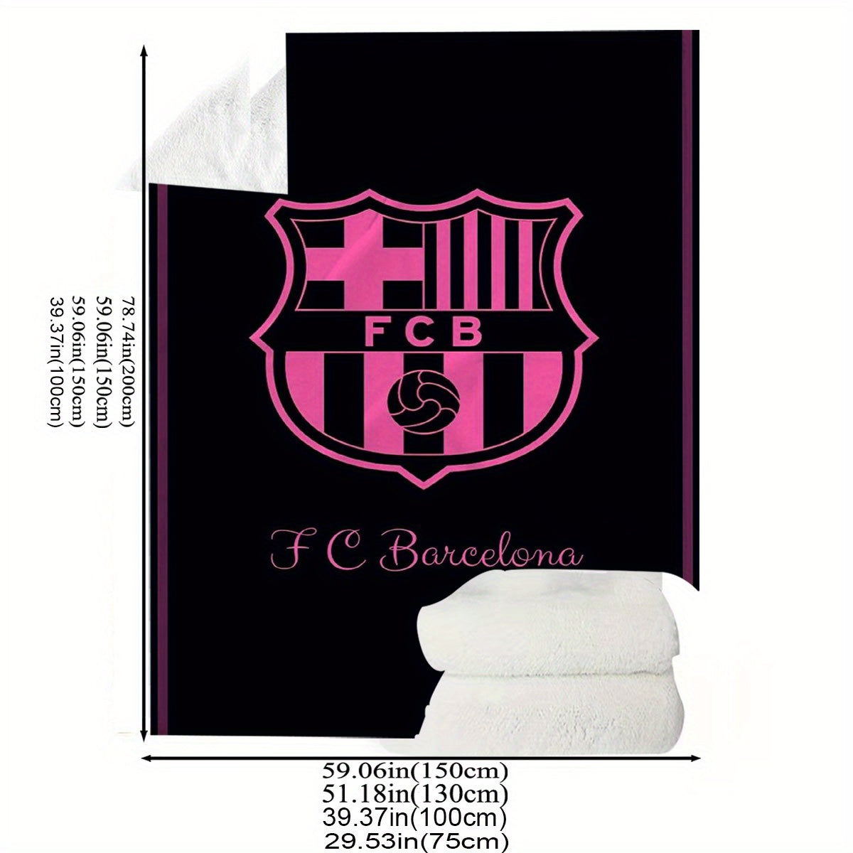 Cozy Fleece Blanket for Fans All-Season Indoor Use