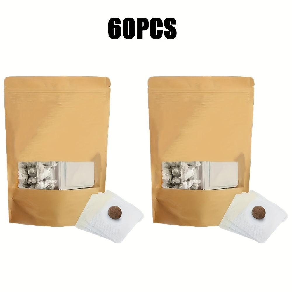 Herbal Ginger Patches Pack of 30/60 Breathable Non-Woven Fabric for Navel Use Unisex