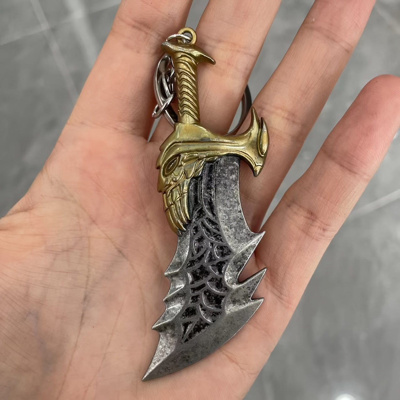 Unisex Anime Sword Keychain Plastic Decorative Cute Collectible