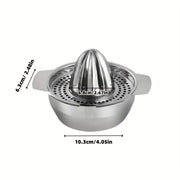 304 Stainless Steel Manual Citrus Juicer Compact Hand Squeezer for Lemons Oranges