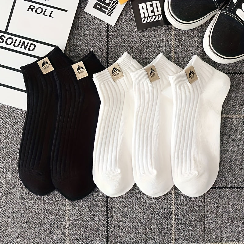 Men's Low Cut Ankle Socks 3 Pairs Anti-Odor Sweat-Absorbing Breathable