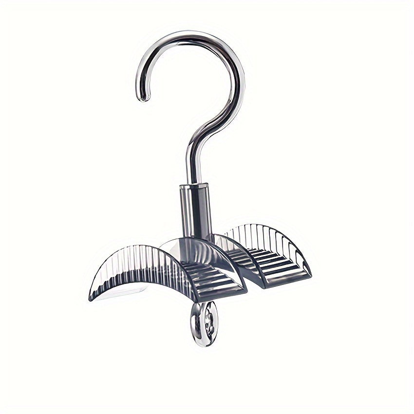 Sturdy Plastic Bag Hanger with 360° Rotation for Ties Belts Backpacks