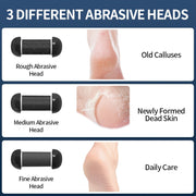 Electric Foot Peeling Tool Set Rechargeable Portable Foot Care Kit with USB Charging