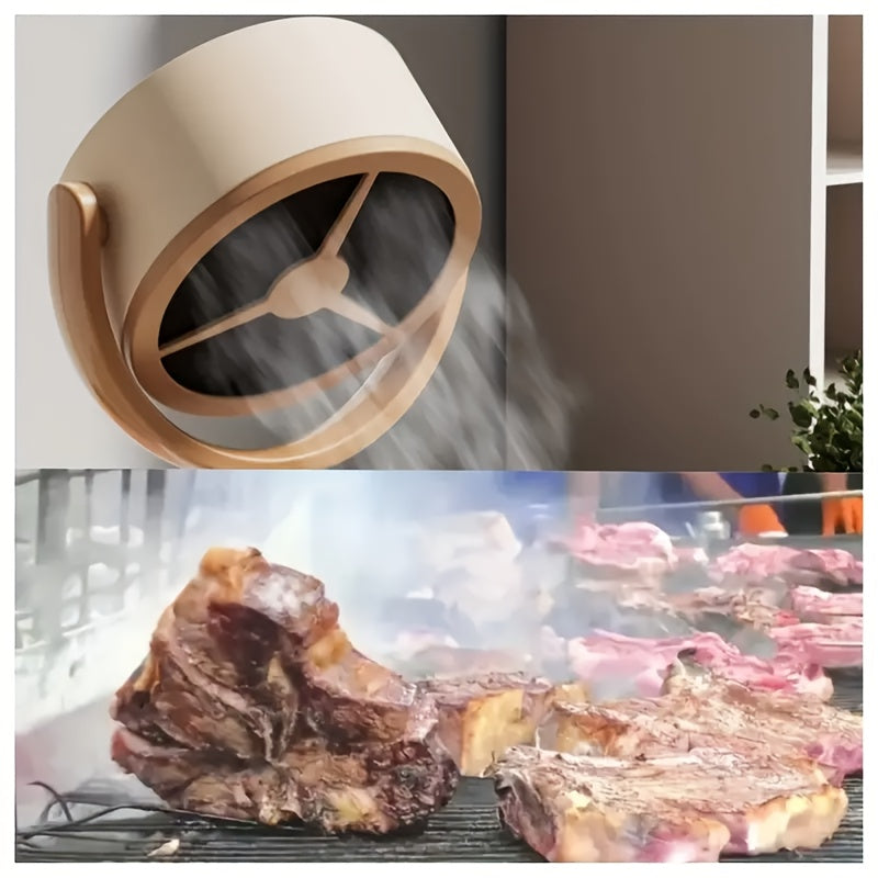Портативный настольный курительный вентилятор для готовки с USB и фильтром