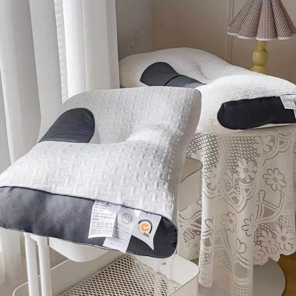 Yelka bo‘lagi uchun o‘rta qattiqlikdagi yostiq to‘plami, yon va orqa uxlovchilar uchun, barcha mavsumlar uchun xotira ko‘piri yoki polyester tolasi