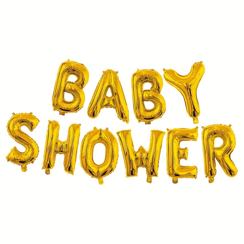 40.64cm Baby Shower Balloon Banner for Gender Reveal Party with "It's A Boy," "It's A Girl," and "Oh Baby" Foil Balloons