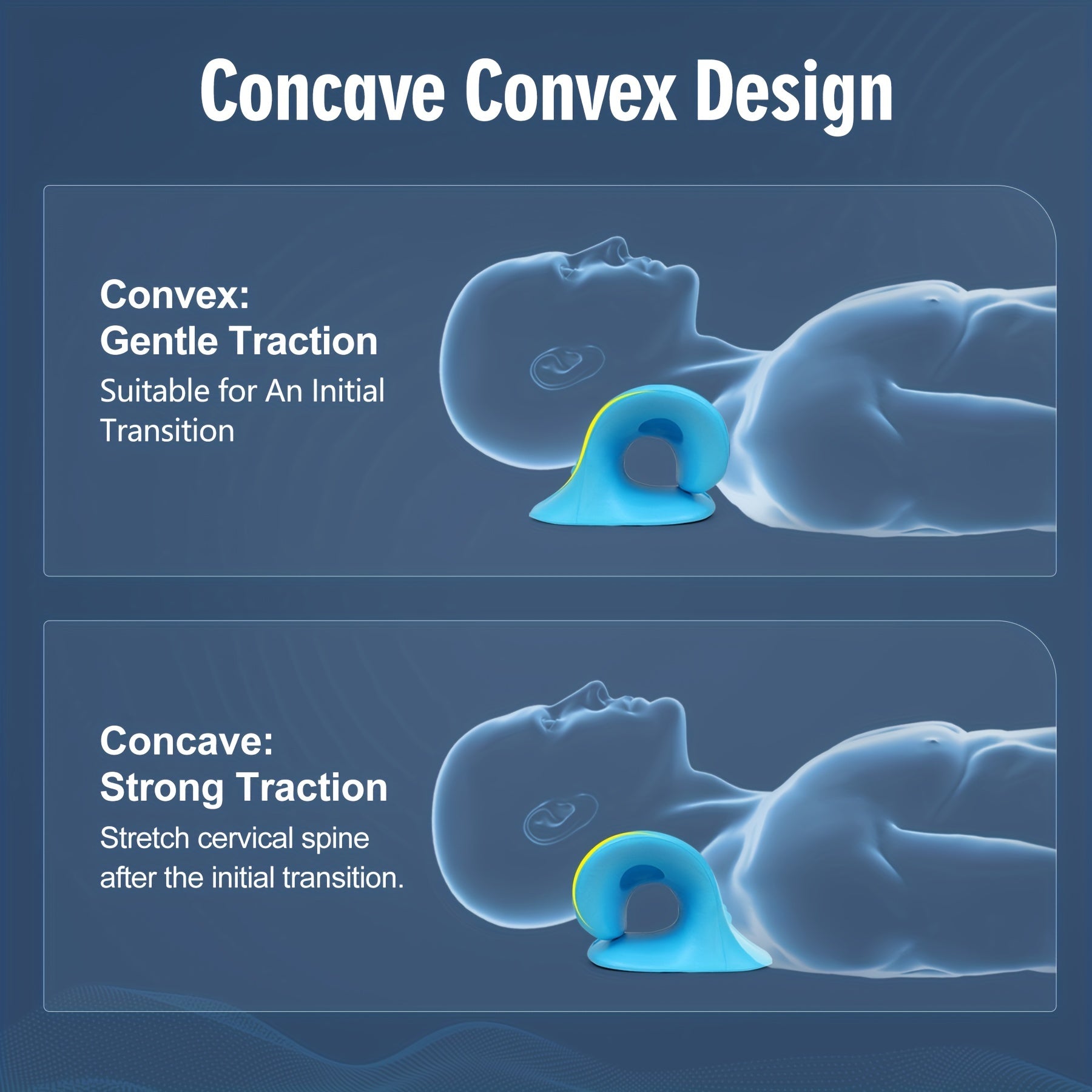 Расслабитель шеи и плеч, устройство для цервикальной тракции в форме буквы C для выравнивания шеи и позвоночника