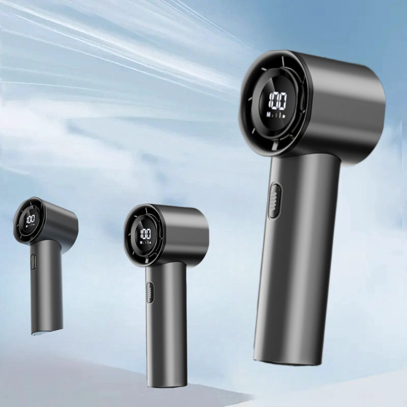 3-Speed USB Rechargeable Wearable Fan for Kids and Adults Black Lightweight Portable