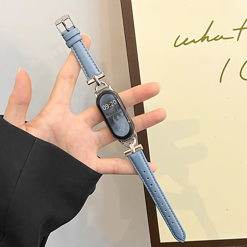 Synthetic Leather Watch Strap for Men and Women with D-Buckle NFC Fit Durable Breathable