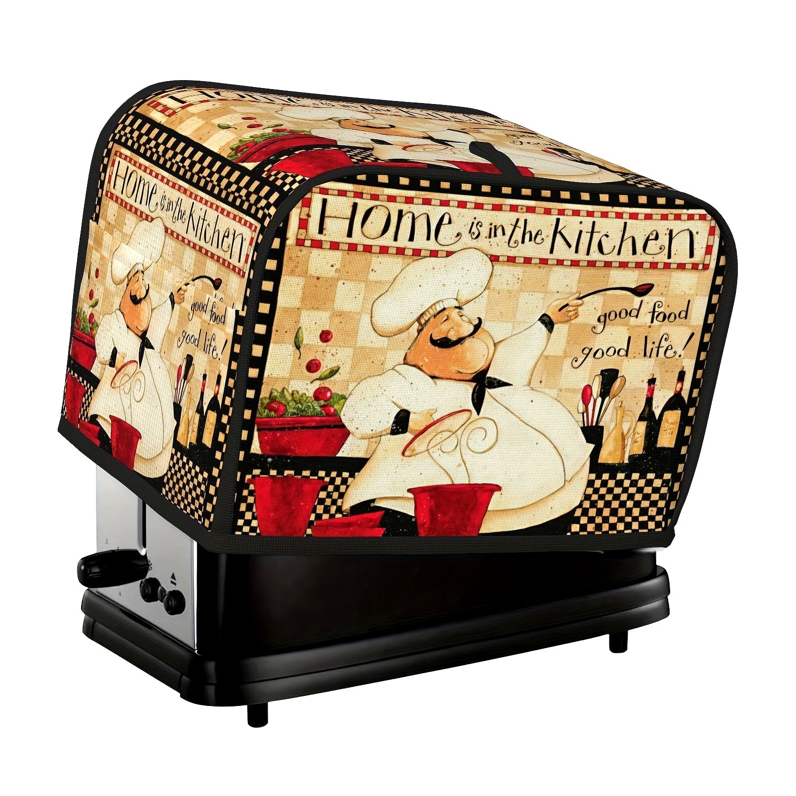 2-Slice Toaster Cover Dustproof Grease Resistant Machine Washable Appliance Protector