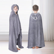 2 супер мягких впитывающих полотенца для детей в подарочной коробке, 105,41 см X 105,41 см, милый принт с животными, капюшон, дышащий - идеально подходит для сна и пеленания.