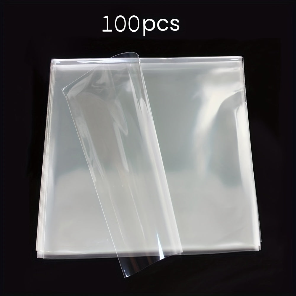 Transparent Plastic LP Record Sleeves Set of 50 or 100 for Vinyl Albums