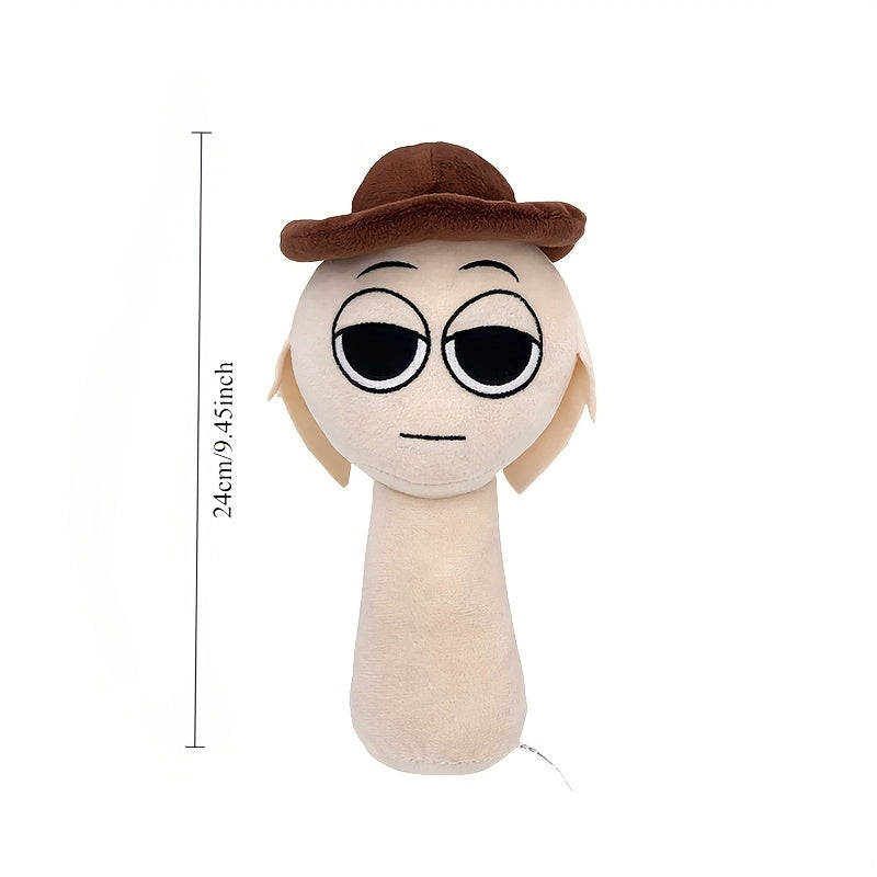 Colorful Polyester Plush Toy Decorations for Game Characters and Holiday Gifts