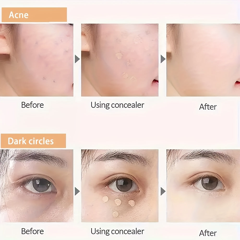 Paleta de correctores para mujer de 3 colores en crema resistente al agua y de larga duración