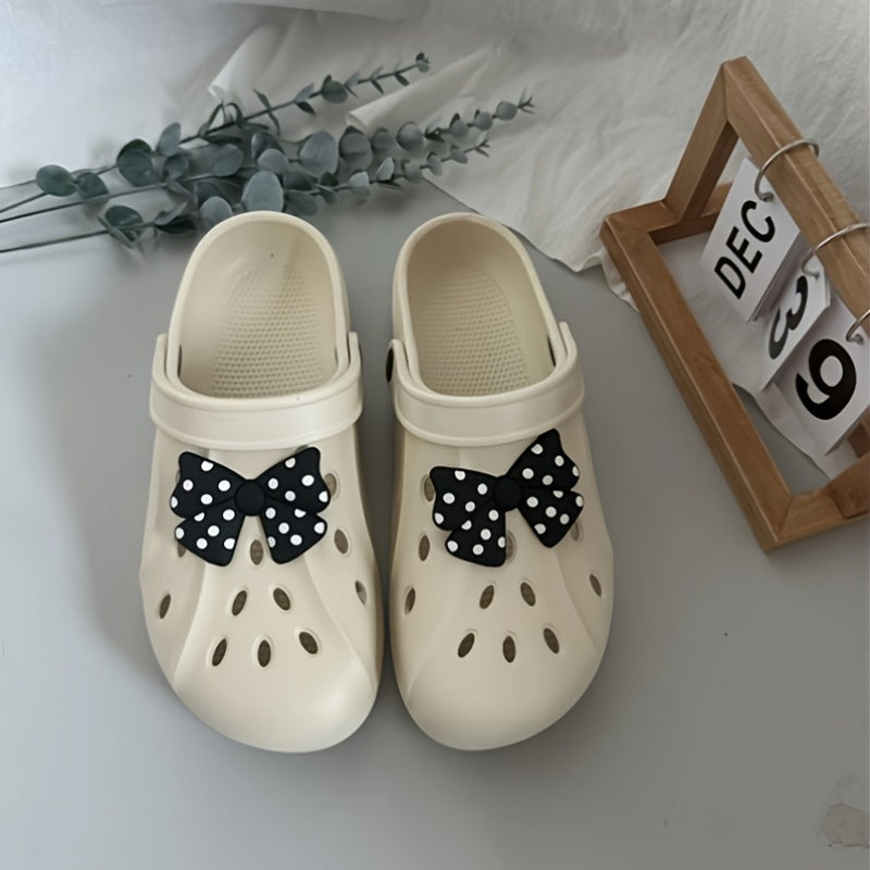 Women's EVA Mules Lightweight Breathable Slip-On Clogs All-Season Solid Color