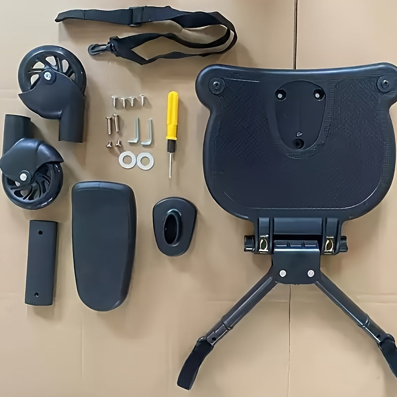 Universal 2-in-1 Stroller with Glider Board and Seat for Outdoor Travel