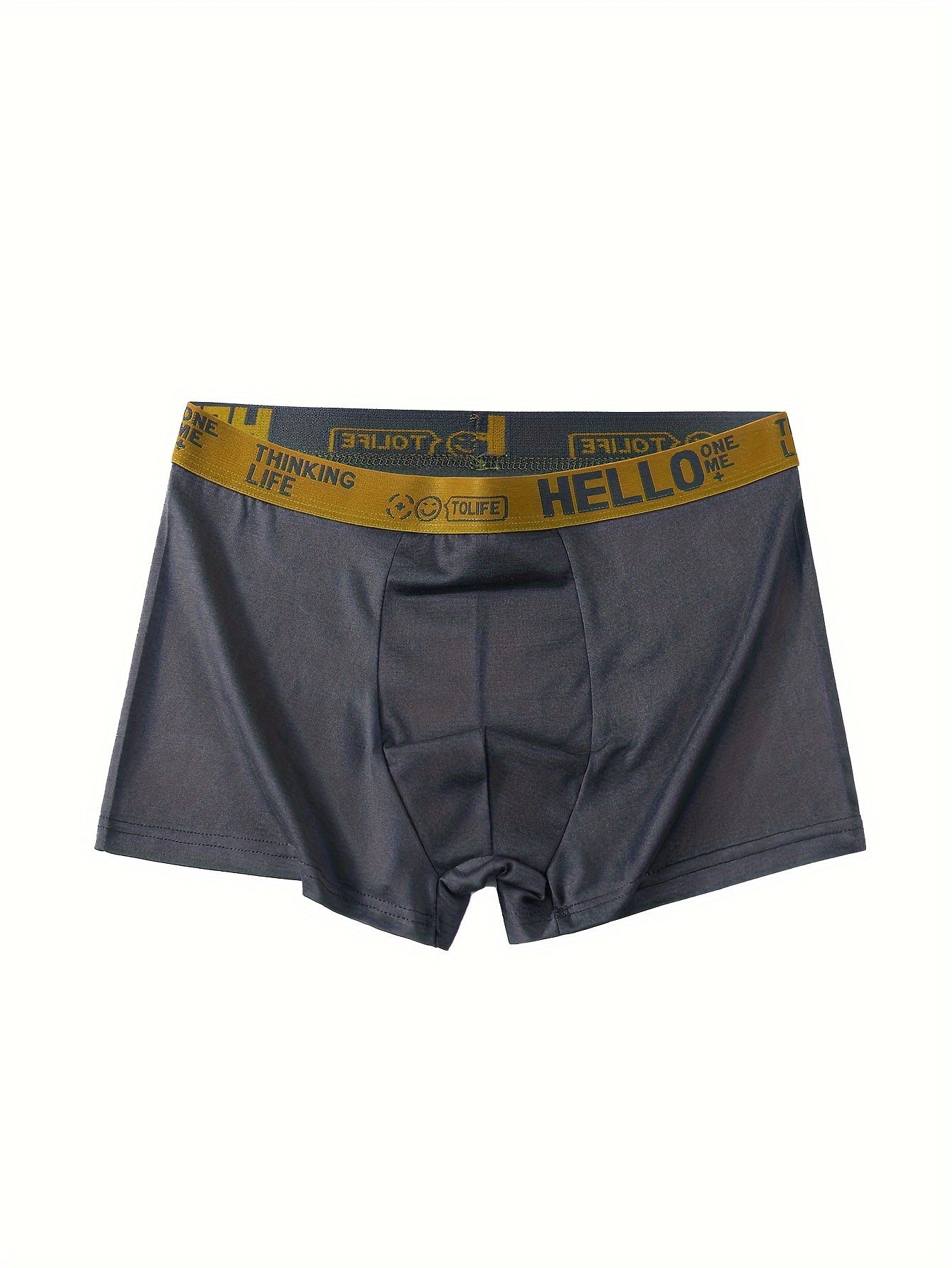 Men's Breathable Soft Stretch Quick-Drying Boxer Briefs Set 4 Pack