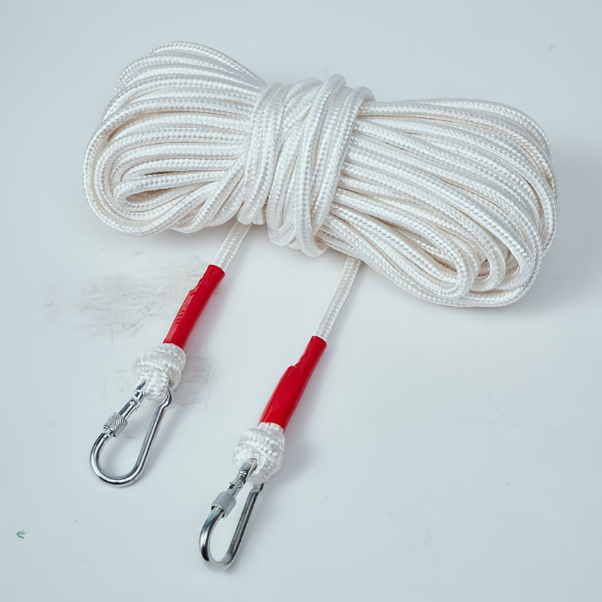 Nylon Clothesline 1000cm with Steel Core No-Drill Windproof and Slip-Resistant for Camping