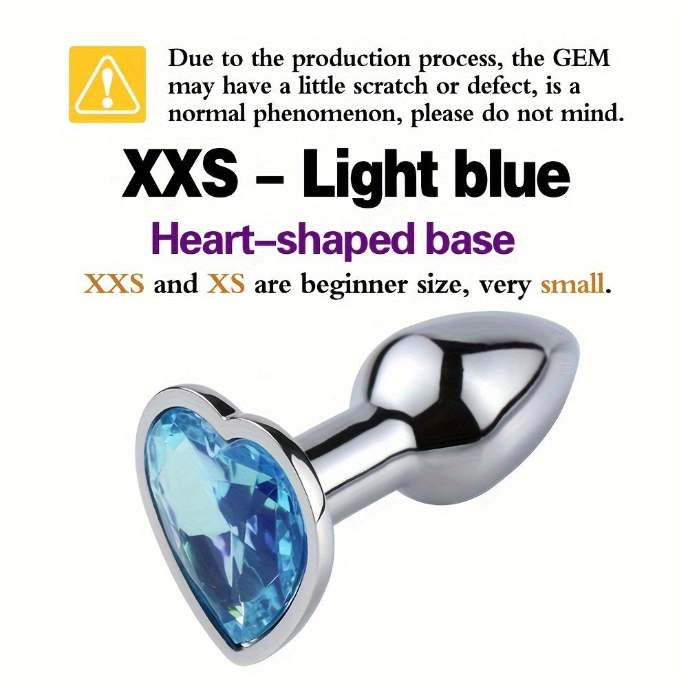 Adult Unisex Gold Gemstone Butt Plug Small Beginner Sex Toy