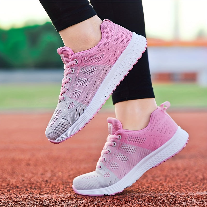 Women's Casual Mesh Sneakers, Lightweight Breathable Running Shoes