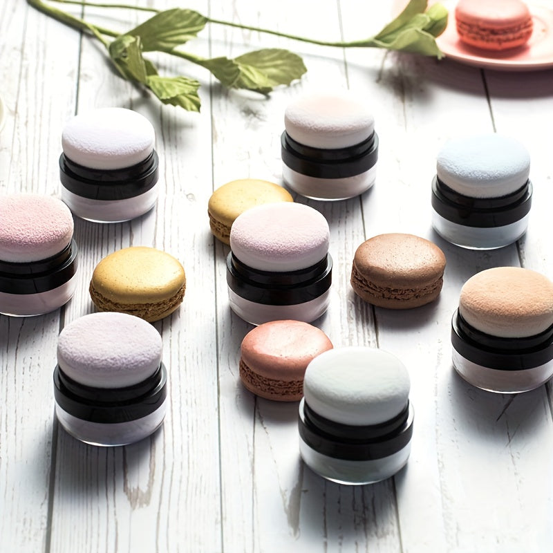 Base de maquillaje en polvo suelto de larga duración, control de aceite, resistente al agua y corrector