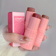Ayollar uchun 3 dona Blush Stick tabiiy mat, nude, yuzni yorituvchi makiyaj