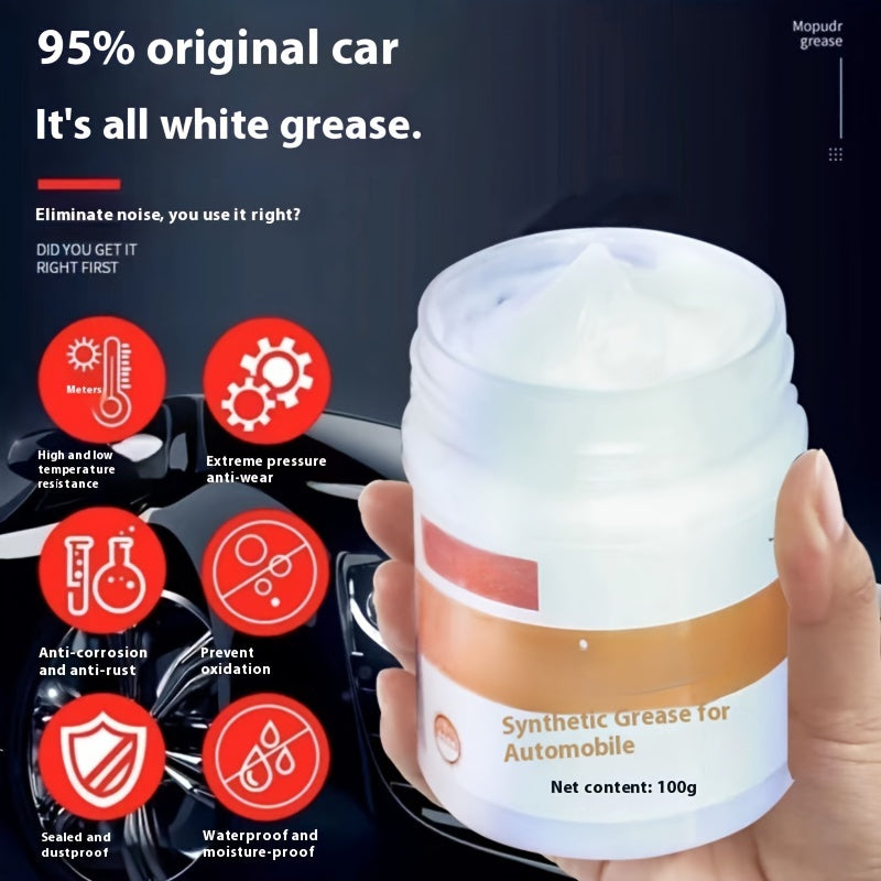100g Synthetic Grease for Car Door Chain Stoppers Automotive Lubricant Quiet Operation