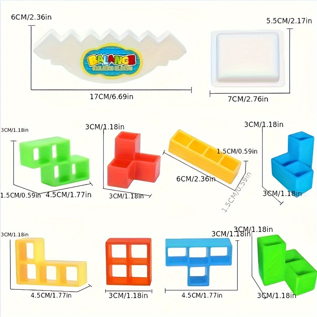 64 шт. Тетра Баланс Башня Игра для командообразования и веселья на вечеринке