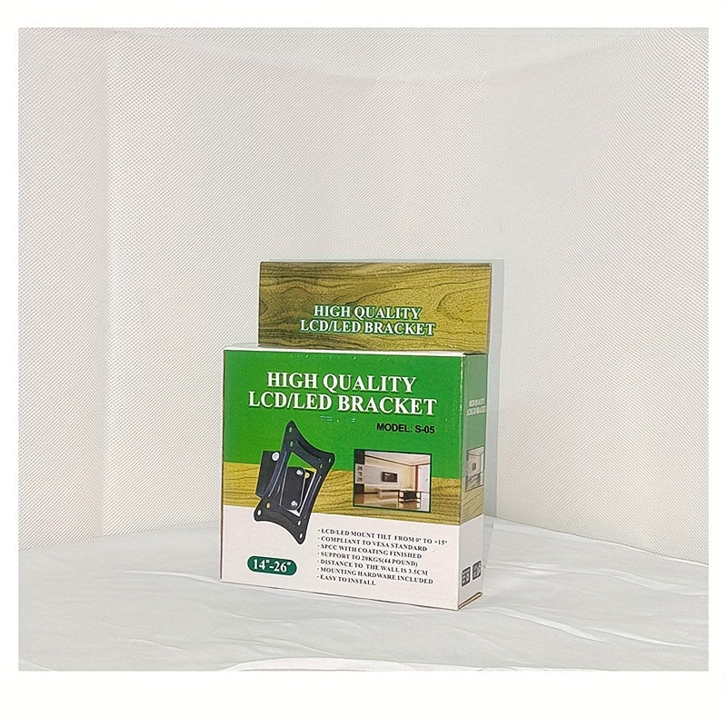 Wall Mount Bracket for LCD TVs 25.4-66.04cm Adjustable Tilt Up to 15°