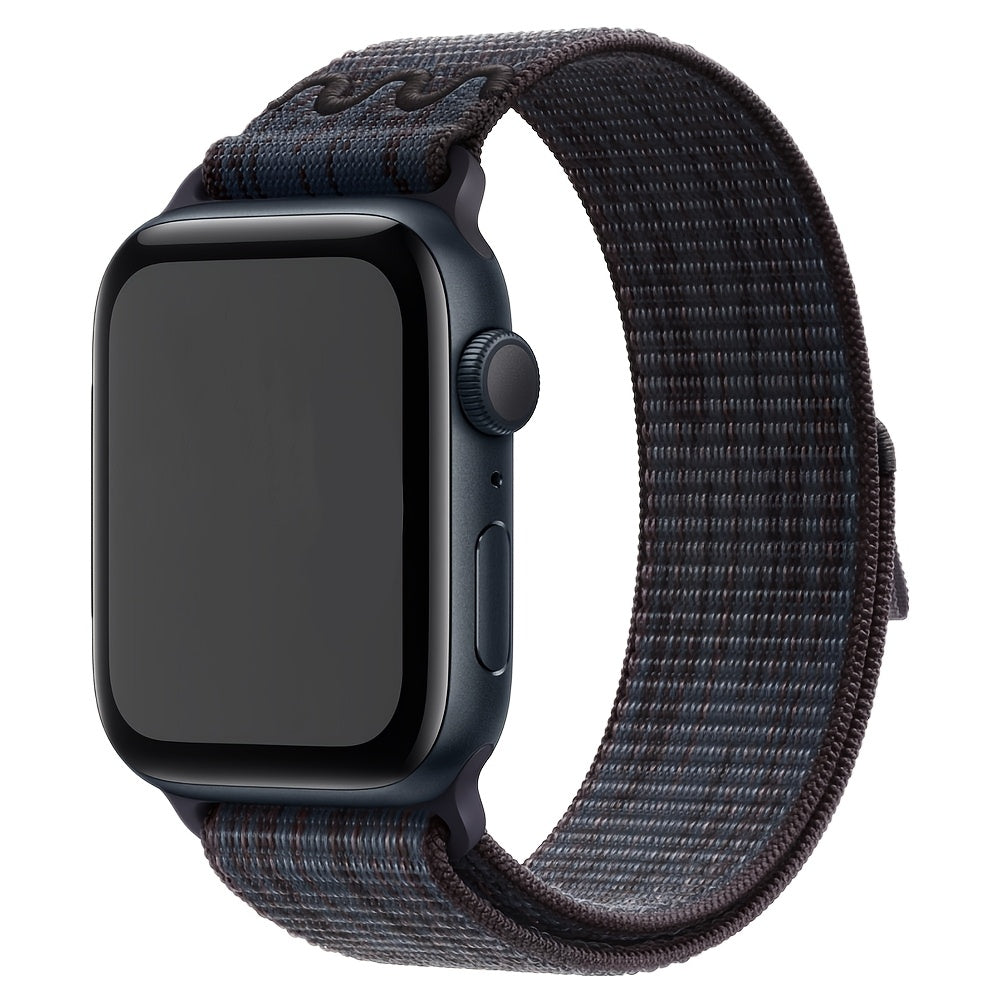 Nylon Elastic Solo Loop Strap for Apple Watch Series 1-10 Adjustable Sport Wristband for Men and Women