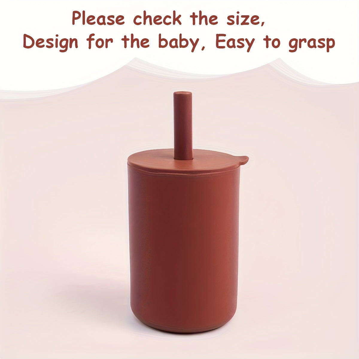 Yellow Silicone Sippy Cup with Straw BPA-Free Leakproof Reusable for Kids Hydration and Outdoor Activities